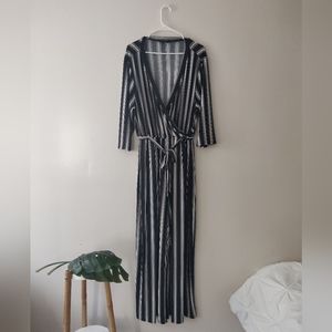 Striped Jumpsuit